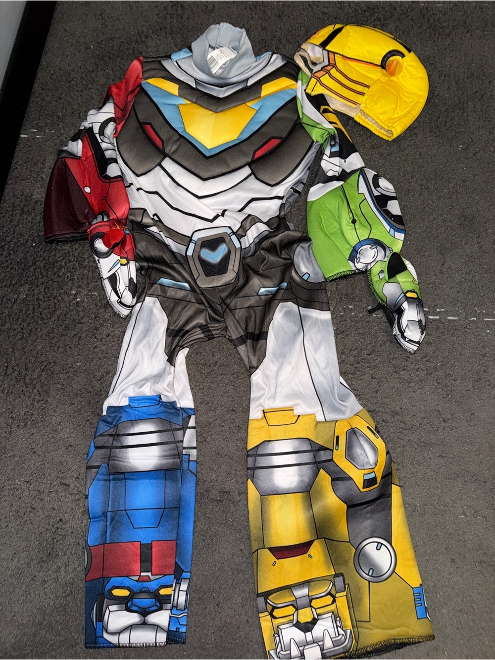 Kids voltron costume jumpsuit